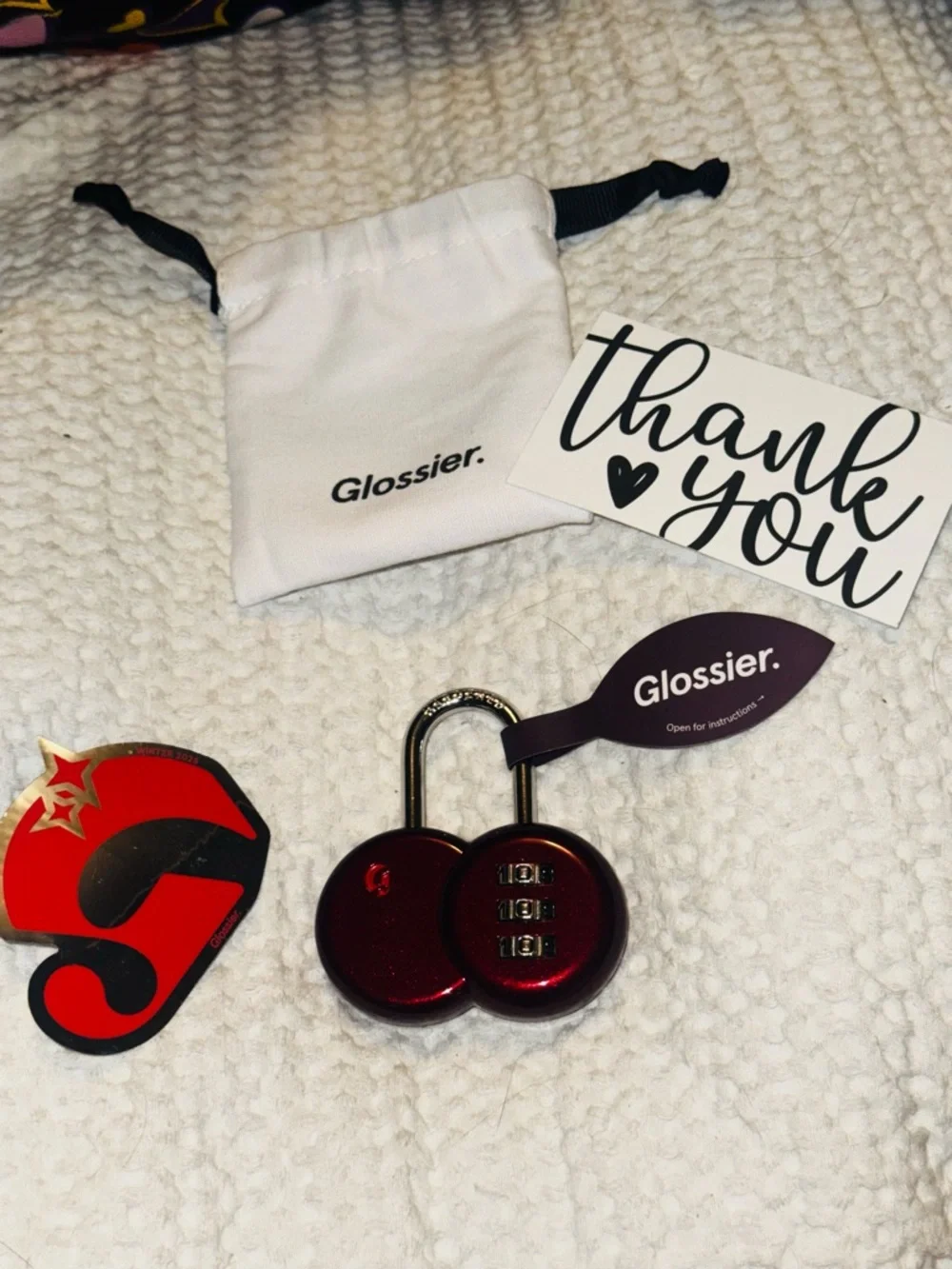 Glossier Red Combination collector padlock. Sold out! - Picture 3 of 15